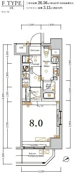 XEBEC Tokiwadai - Floor Plan - ["White", "Schematic", "Diagram"]