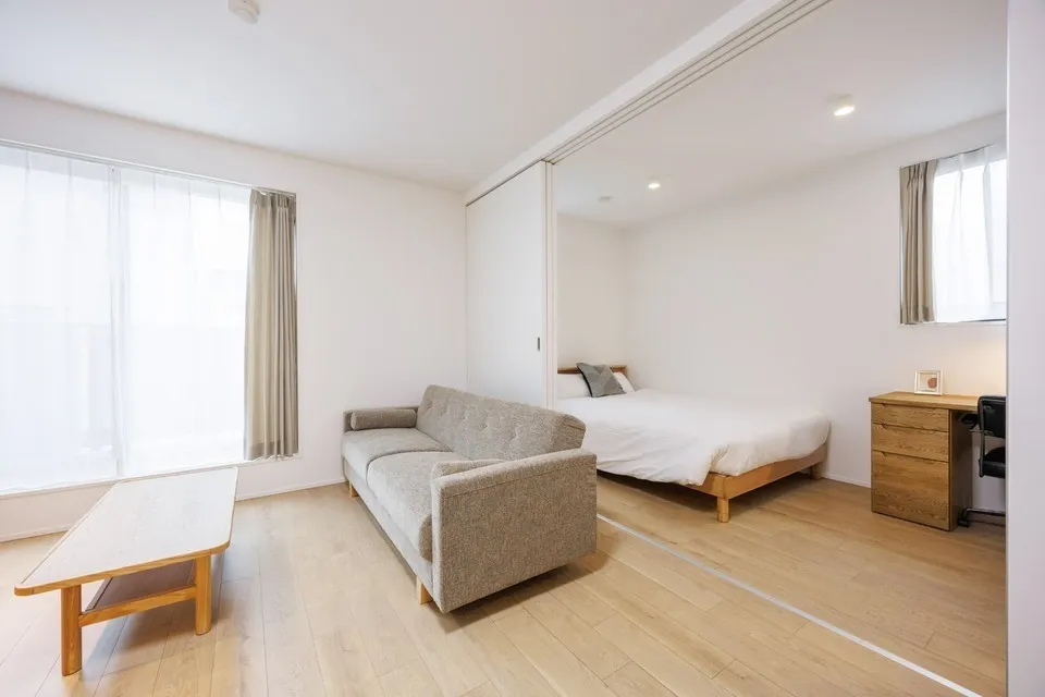 Hmlet Shinjuku Gyoenmae II - Interior - ["Flooring", "Floor", "Wood flooring"]