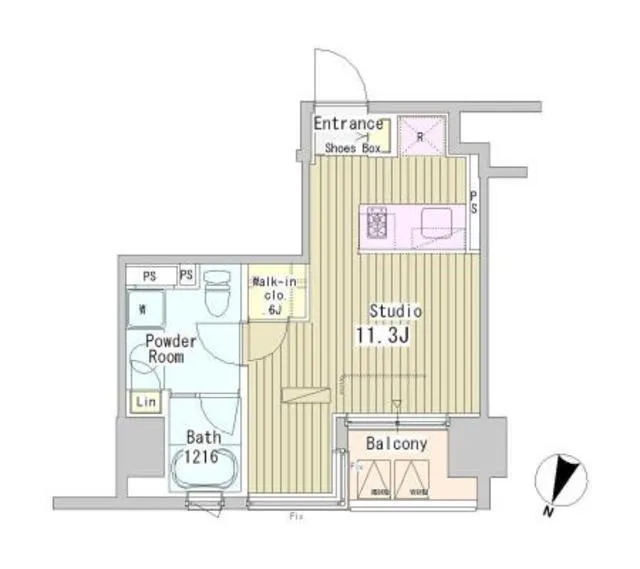 Urban Cube Kudan Minami - Floor Plan - ["Schematic", "Rectangle", "Floor plan"]