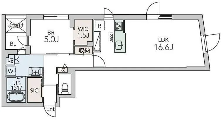 GranDuo Yoyogi Park 3 - Floor Plan - ["Wood flooring", "Floor plan"]