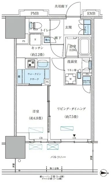Park Axis Nishi-Ojima Comfort Square - Floor Plan - ["Diagram", "Plan", "Floor plan"]