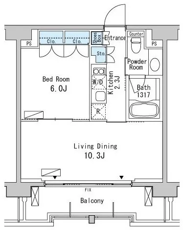 Bell Furth Meguro - Floor Plan - ["White", "Diagram", "Technical drawing"]