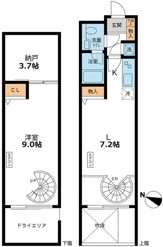 CASSIA Meguro - Floor Plan - ["Apartment", "Stairs"]