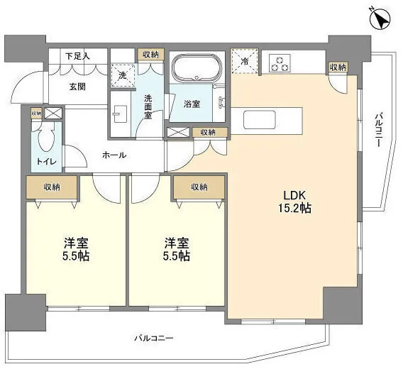 LaSante Gotanda - Floor Plan - ["Floor plan", "Plan", "Design"]