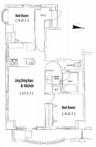 SOCIETY NAKANO FUJIMICHO - Floor Plan - ["White", "Diagram", "Schematic"]