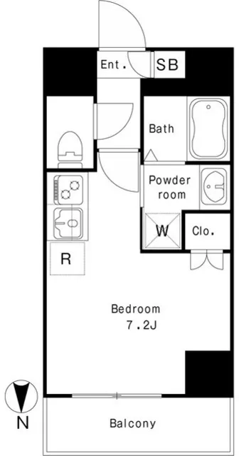 La Class Nakanobu - Floor Plan - []