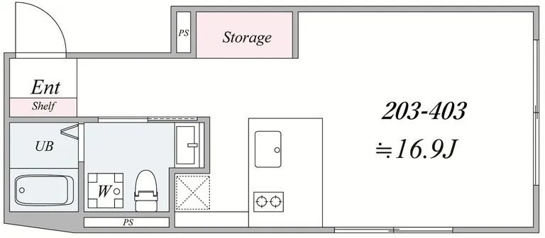 The Trias Nishinippori - Floor Plan - ["Diagram", "Technical drawing", "Floor plan"]