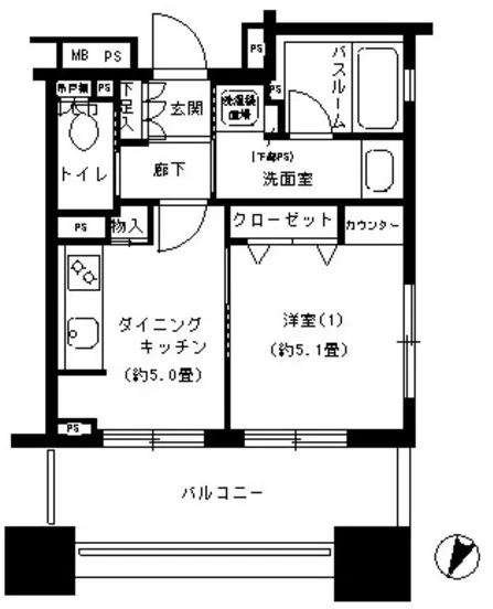 Park Cube Ichigaya - Floor Plan - ["Diagram", "Plan", "Floor plan"]