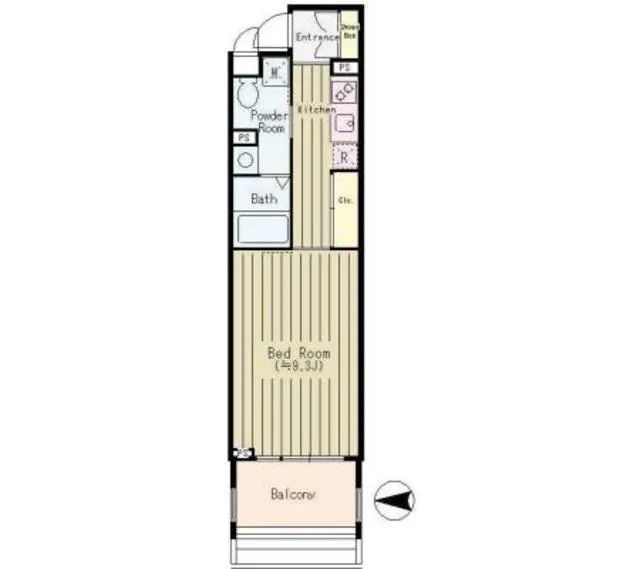 Bonheur Monzen-Nakacho - Floor Plan - ["Floor plan", "Drawing"]