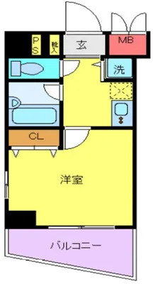 Main Stage Yotsuya - Floor Plan - ["Apartment", "Door", "Home Door"]
