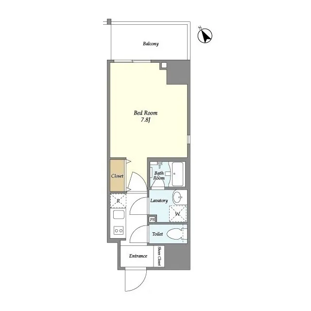 BluRock Monzen-Nakacho - Floor Plan - ["Rectangle", "Parallel", "Font"]