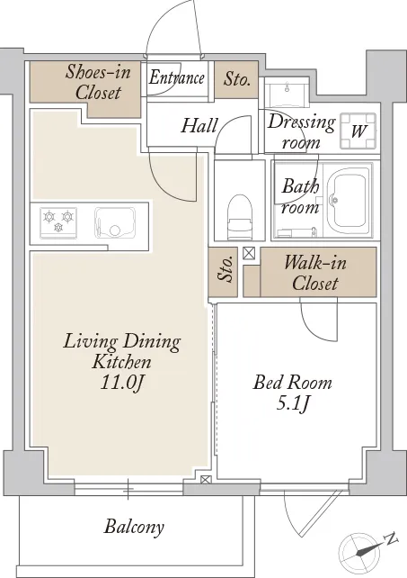 ORSUS Shin-Ekoda - Floor Plan - ["Rectangle", "Font", "Parallel"]