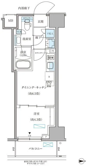 Park Axis Sumiyoshi Garden Square - Floor Plan - []