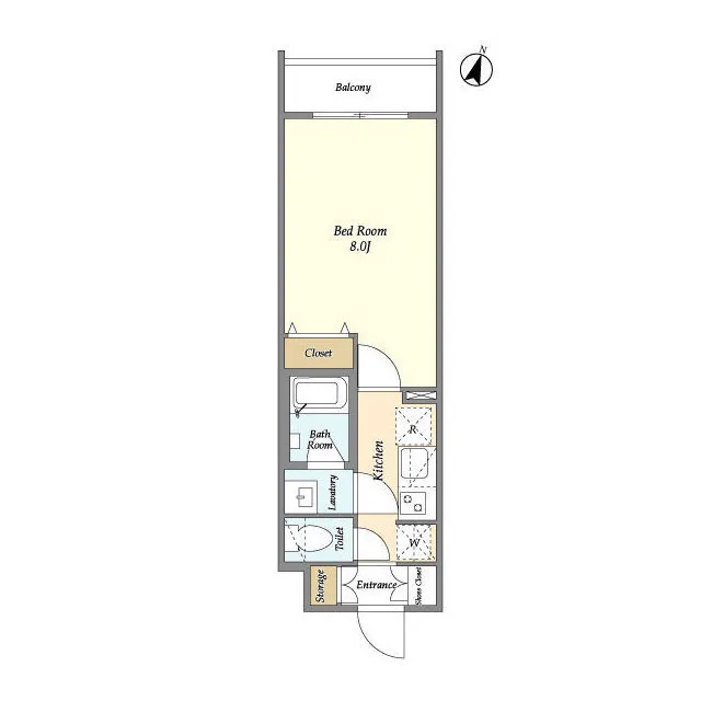 Grand Flat Sakurashinmachi - Floor Plan - ["Rectangle", "Font", "Parallel"]