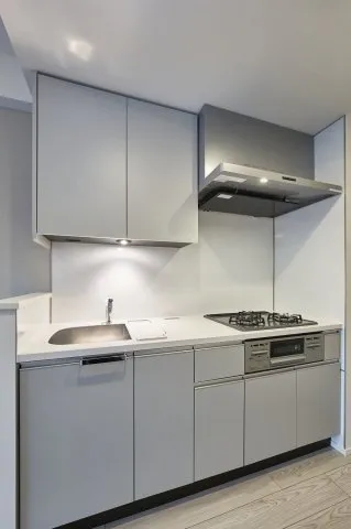 Proud Flat Sumida Hikifune Diage - Interior - ["Countertop", "Cabinetry", "Kitchen sink"]
