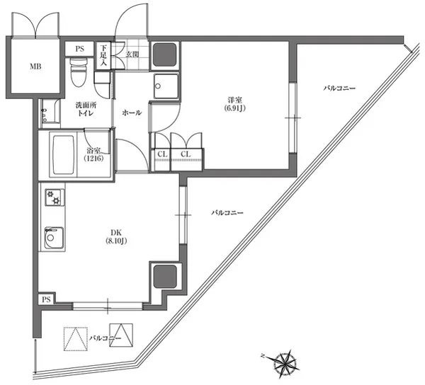 Hulic Itabashi - Floor Plan - ["White", "Plan", "Diagram"]