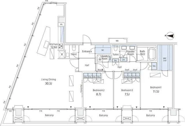 With Harajuku Residence - Floor Plan - ["Map", "Schematic", "Slope"]