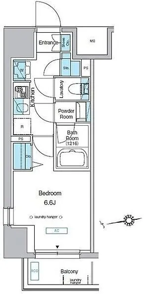 Predia Court Kita-Senju - Floor Plan - []