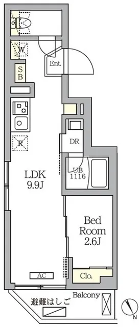 Clarity Magome - Floor Plan - ["Wood flooring", "Tile Flooring"]