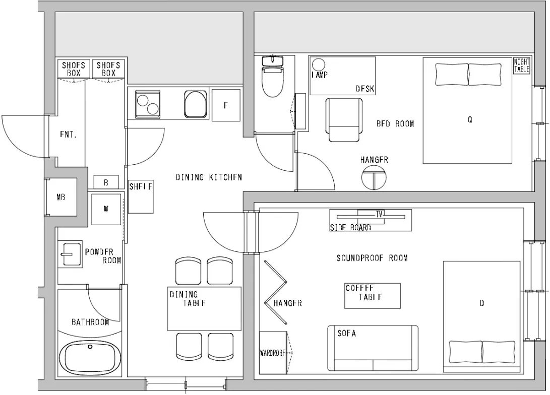 Hmlet Shinjuku Kawadacho - Floor Plan - []