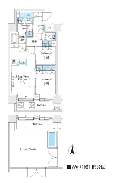 J.GRAN Court Shinagawa Nishi-Oi EAST - Floor Plan - ["Rectangle", "Slope", "Schematic"]