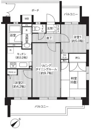 KS Sakuragawa - Floor Plan - ["Design", "Plan", "Floor plan"]