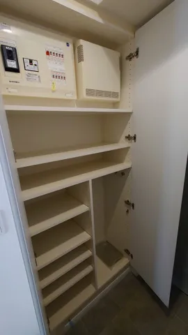 Proud Flat Sangenjaya II - Interior - ["Shelf", "Cabinetry", "Shelving"]