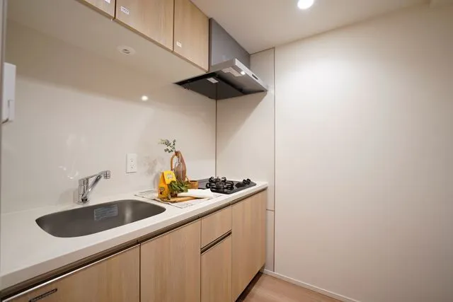 CREATIF Sangenjaya - Interior - ["Apartment", "Wood flooring", "Countertop"]
