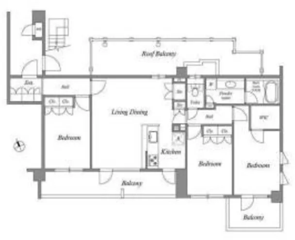 Residence Shibuya Tomigaya - Floor Plan - ["Diagram", "Plan", "Floor plan"]