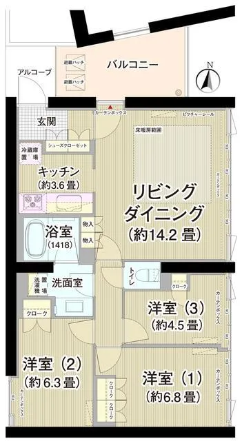 Gardenier Kinuta WEST - Floor Plan - ["Floor plan", "Plan", "Text"]