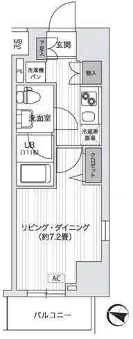 Primal Gotanda - Floor Plan - []
