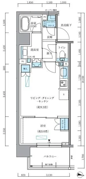 Park Axis Shin-Ohashi - Floor Plan - ["Plan", "Diagram", "Floor plan"]
