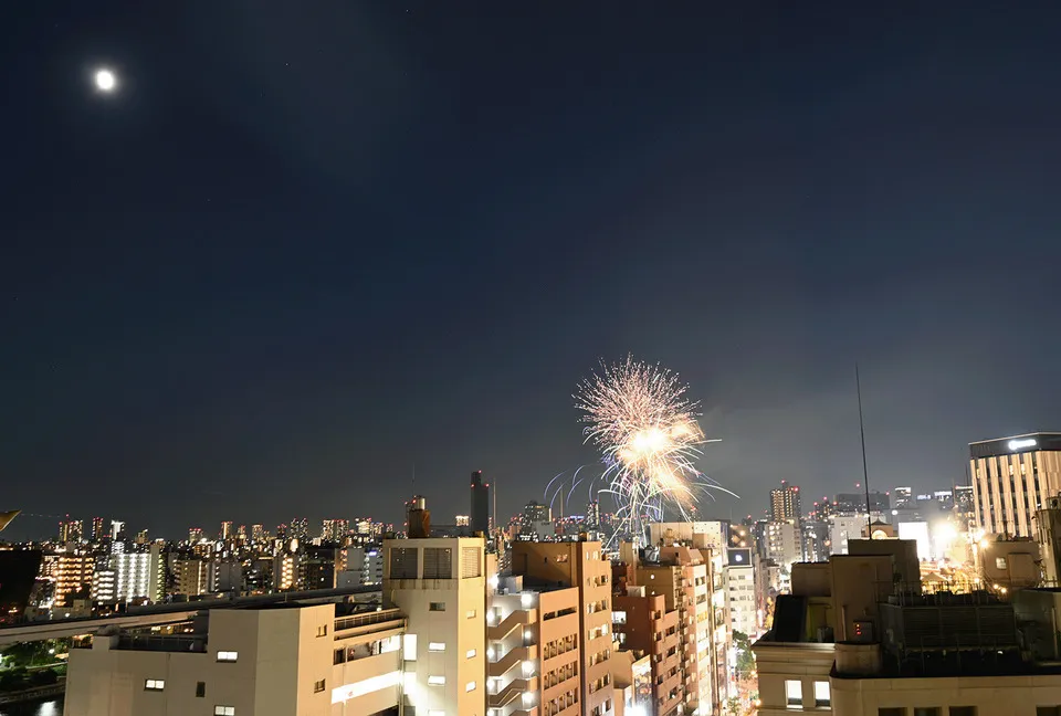 Hmlet Asakusa Station - Other - ["Night", "Fireworks", "Urban area"]