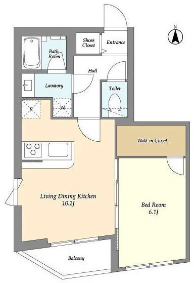 Stylio Higashi-Shinagawa - Floor Plan - ["White", "Plan", "Floor plan"]