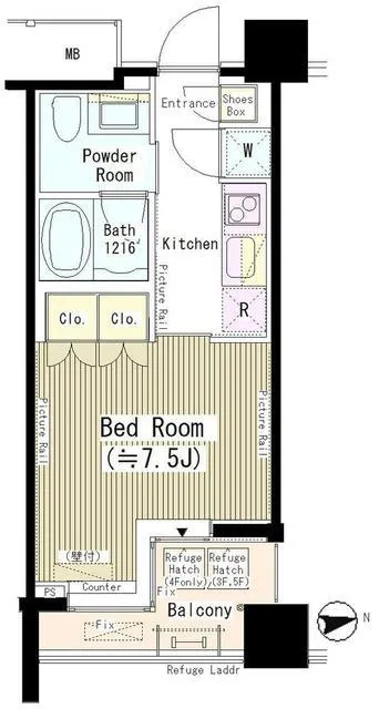 Roppongi MK ART Residence - Floor Plan - ["Floor plan", "Plan", "Text"]