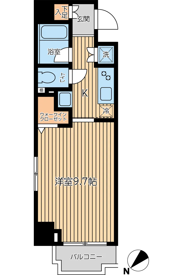 CITY SPIRE Kuramae - Floor Plan - ["Rectangle", "Font", "Parallel"]