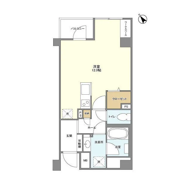 City Terrace Tamachi - Floor Plan - ["Rectangle", "Parallel", "Font"]