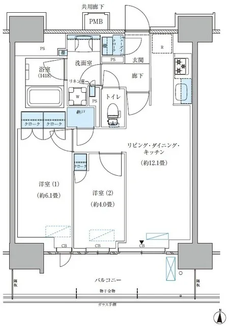 Park Axis Nishi-Ojima Comfort Square - Floor Plan - ["Diagram", "Plan", "Floor plan"]