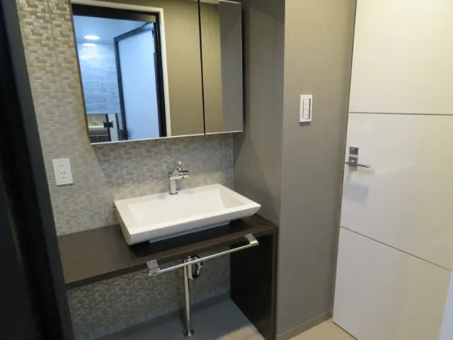 Castalia Meguro - Interior - ["Mirror", "Tap", "Sink"]