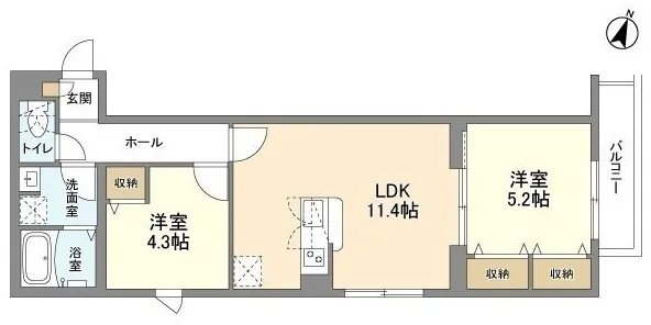Well Square Hatagaya - Floor Plan - []