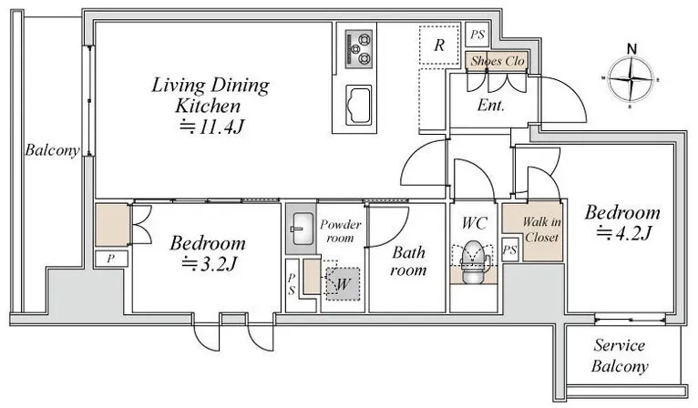 Blanchesta Iriya Grande - Floor Plan - ["White", "Diagram", "Technical drawing"]
