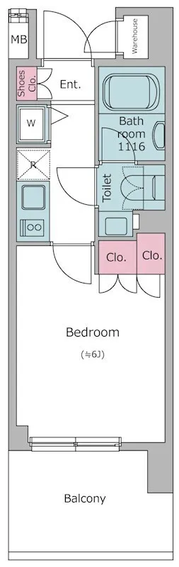 RESIDIA Shinagawa Seaside - Floor Plan - ["Rectangle", "Line", "Parallel"]