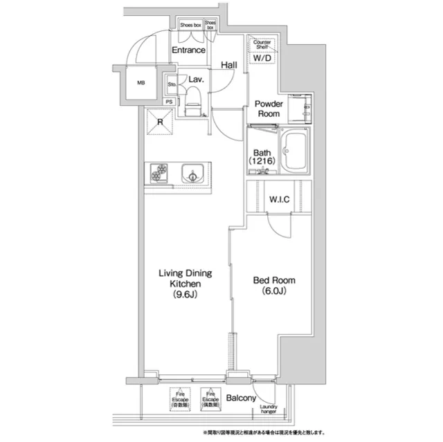 Comforia Ueno Iriya - Floor Plan - ["Text", "White", "Line"]