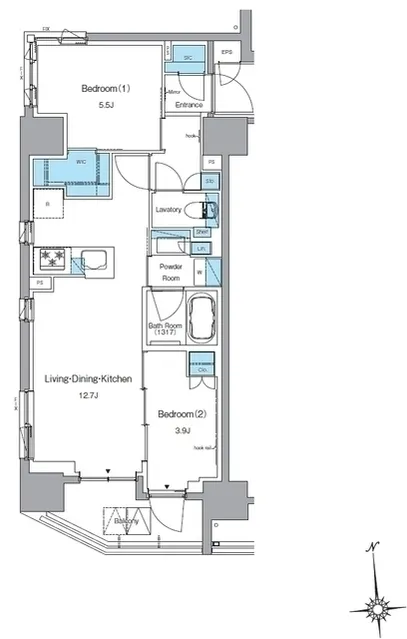 LEFONT PROGRAM Ueno Inaricho - Floor Plan - ["Diagram", "Plan", "Floor plan"]