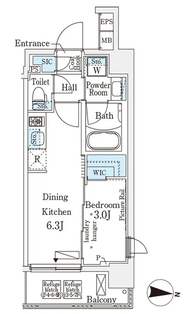 IPSE Sumiyoshi - Floor Plan - ["Rectangle", "Schematic", "Font"]