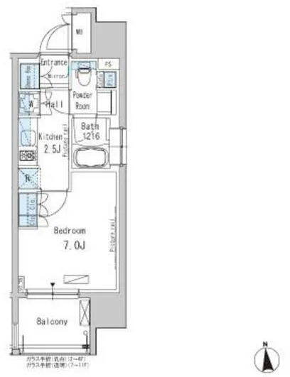 Park Annex Shin-Okachimachi East - Floor Plan - []