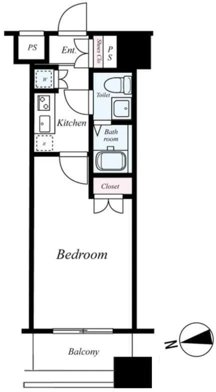 Vida Skycourt Shinagawa - Floor Plan - []