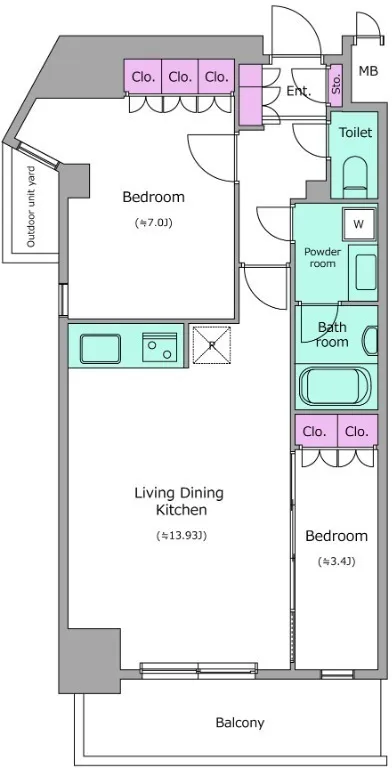 Residia Suginami Honancho - Floor Plan - []