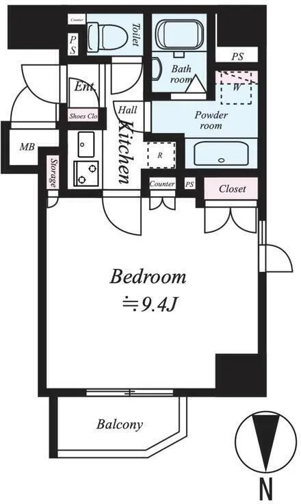 Grand Gala Minami-Azabu - Floor Plan - ["Plan", "Floor plan", "Diagram"]