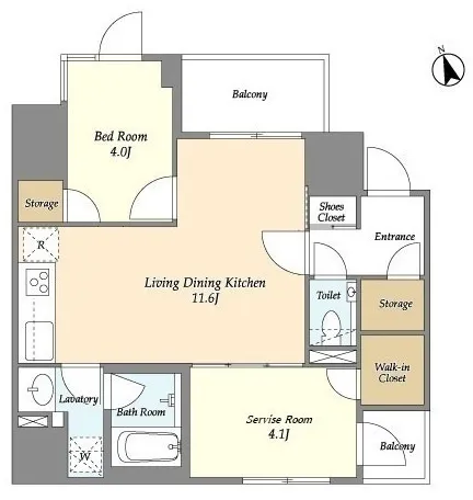 KDX Residence Hatchobori - Floor Plan - ["Plan", "Floor plan", "Diagram"]